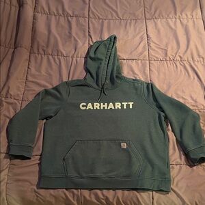 Carhartt Green Hoodie Sweatshirt